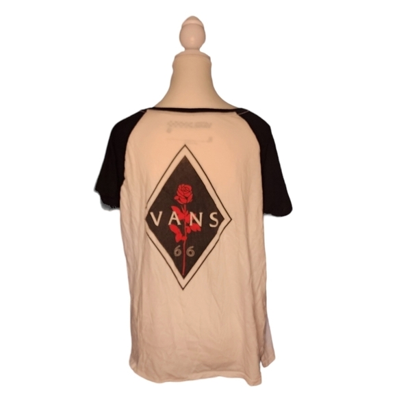 VANS woman's short sleeve baseball tee - Picture 3 of 3